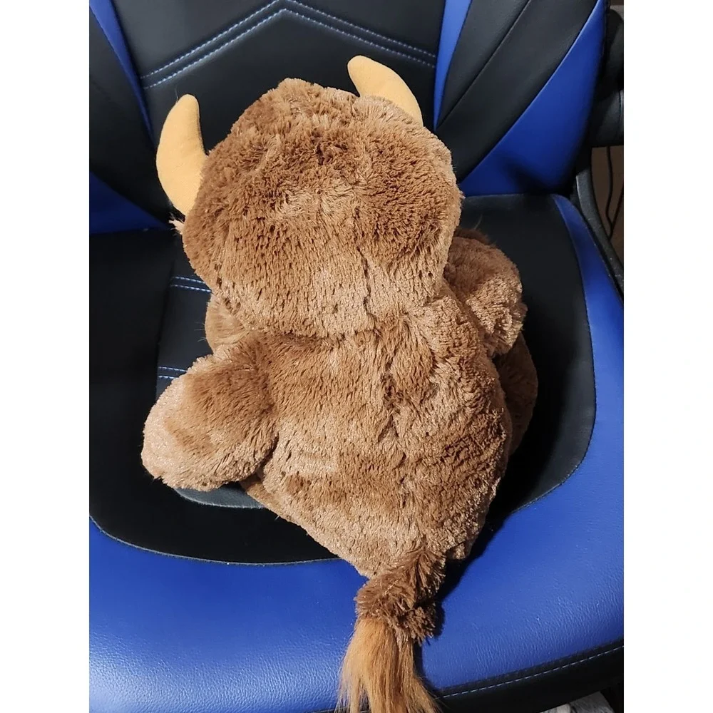 Wishpets Plush Buffalo Bison 2015 Brown 19